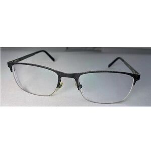 Ottoto Gibraltar 35-000678 Gunsmoke Eyeglasses Frames Only 54-19-145 Italy